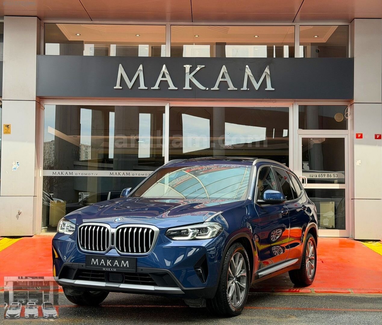MAKAM'da 2024BmwX3 Xline/Hafıza/Isıtma/Navi/Taba/E.Bagaj/Boyasız 3