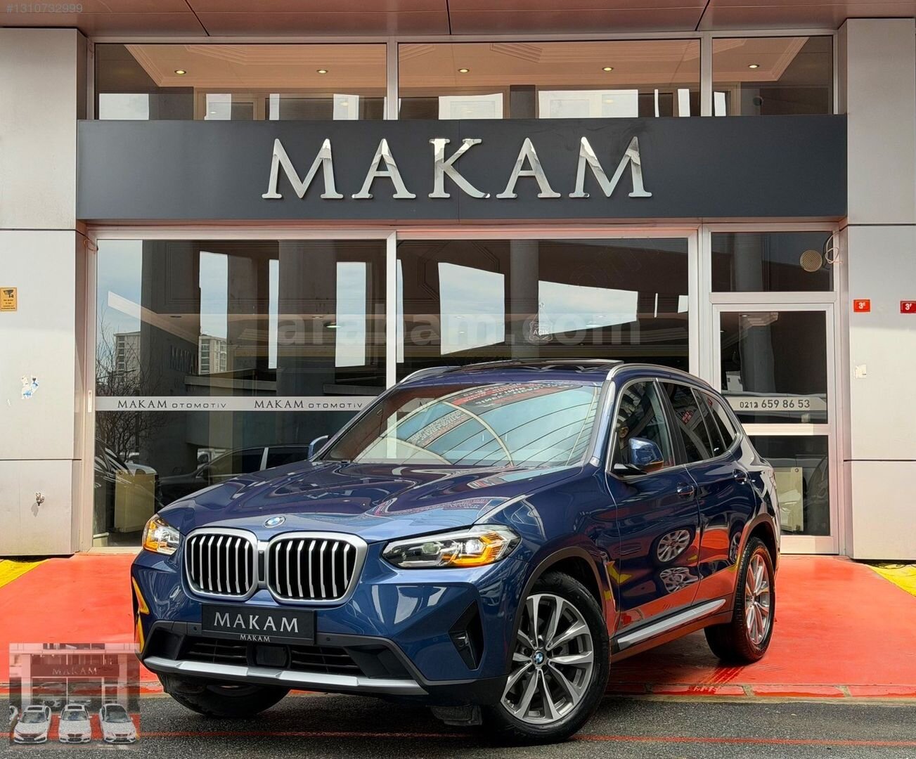 MAKAM'da 2024BmwX3 Xline/Hafıza/Isıtma/Navi/Taba/E.Bagaj/Boyasız 4