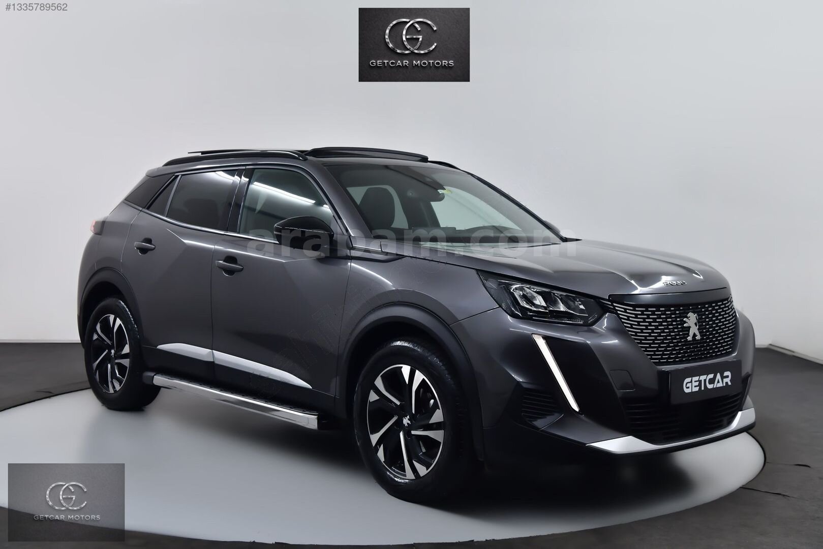 GETCAR-2022 PEUGEOT 2008 CAM TAVAN/HATASIZ/SADECE 9.000KM