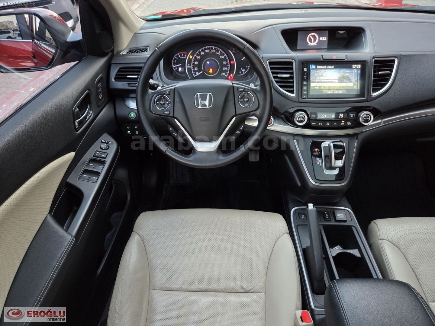 EROĞLU*2018 HONDA CRV EXECUTIVE 4X4 İLKEL BEJDERİ K.KART12TAKSİT 7