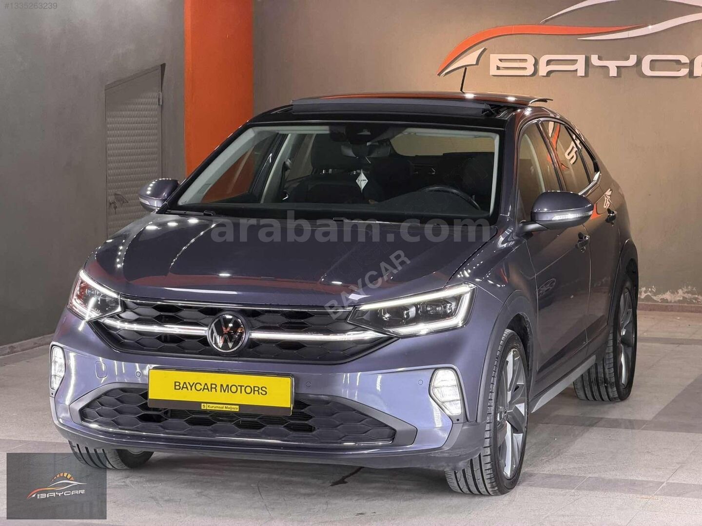 BAYCAR MOTORS'DAN HATASIZ BOYASIZ VOLKSWAGEN TAİGO STYLE CAM TAV 5