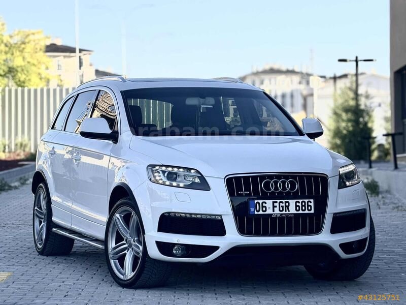 TR DE TEK BAYİ 245 HP AUDİ Q7 86 BİN KM MAKYAJLI S LİNE/SOĞUTMA/