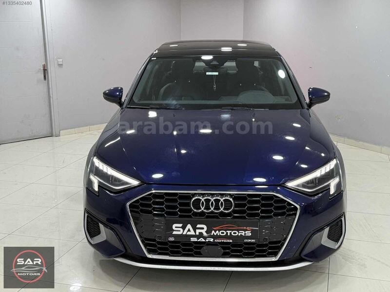 2024 ÇIKIŞ* 87.000 KM/ AUDİ A3 SEDAN 35 TFSI CAM TAVAN /LACİVERT 2
