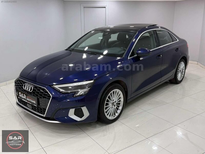 2024 ÇIKIŞ* 87.000 KM/ AUDİ A3 SEDAN 35 TFSI CAM TAVAN /LACİVERT 3