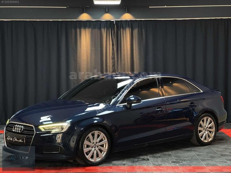 AUDİ A3 SEDAN-1.6TDİ DESİGNLİNE+KEYLESS GO +LED+ DERİ+K.AYNA