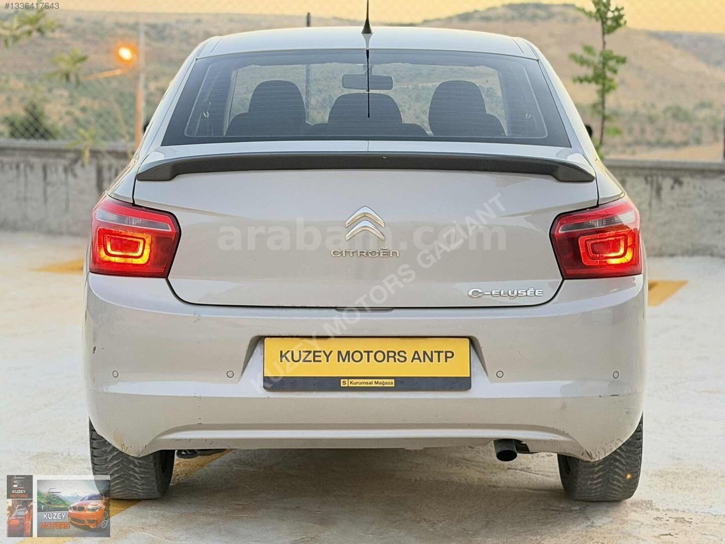 Galeriden Citroen C-Elysée 1.5 BlueHDI Shine 2020 Model Gaziantep 265.000 km Gri 7