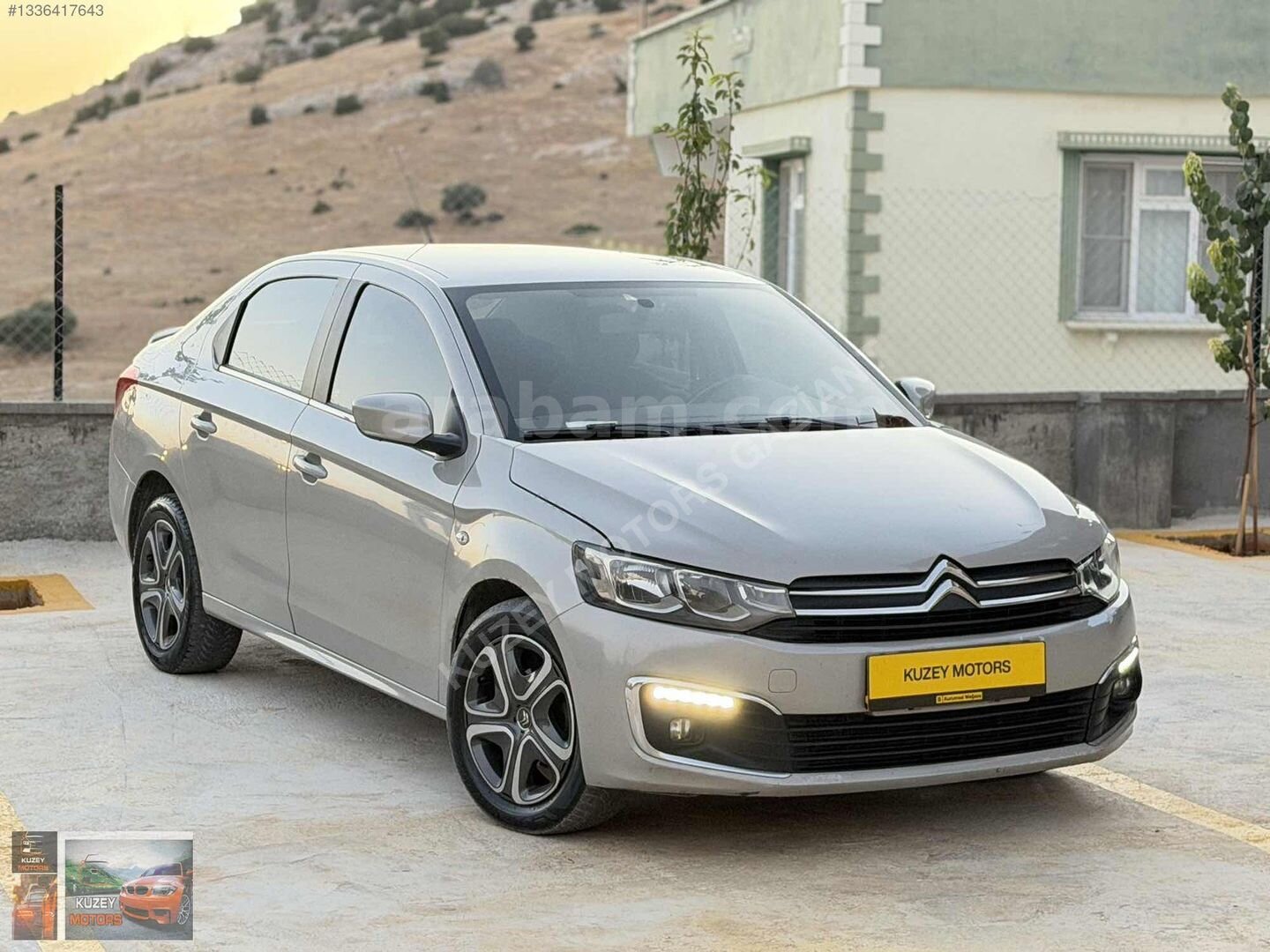 Galeriden Citroen C-Elysée 1.5 BlueHDI Shine 2020 Model Gaziantep 265.000 km Gri 4