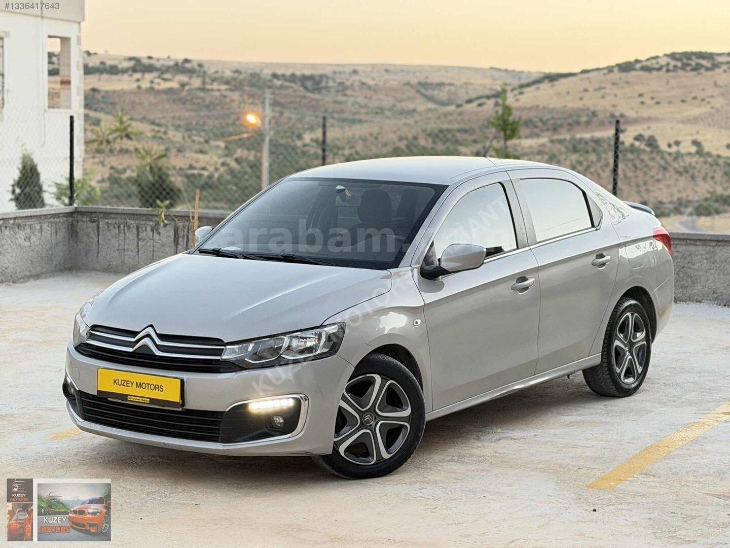 Galeriden Citroen C-Elysée 1.5 BlueHDI Shine 2020 Model Gaziantep 265.000 km Gri 6