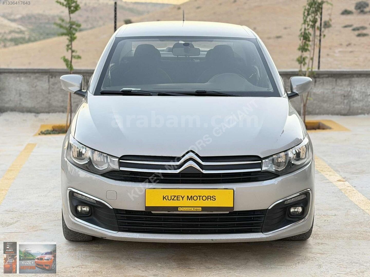 Galeriden Citroen C-Elysée 1.5 BlueHDI Shine 2020 Model Gaziantep 265.000 km Gri 3