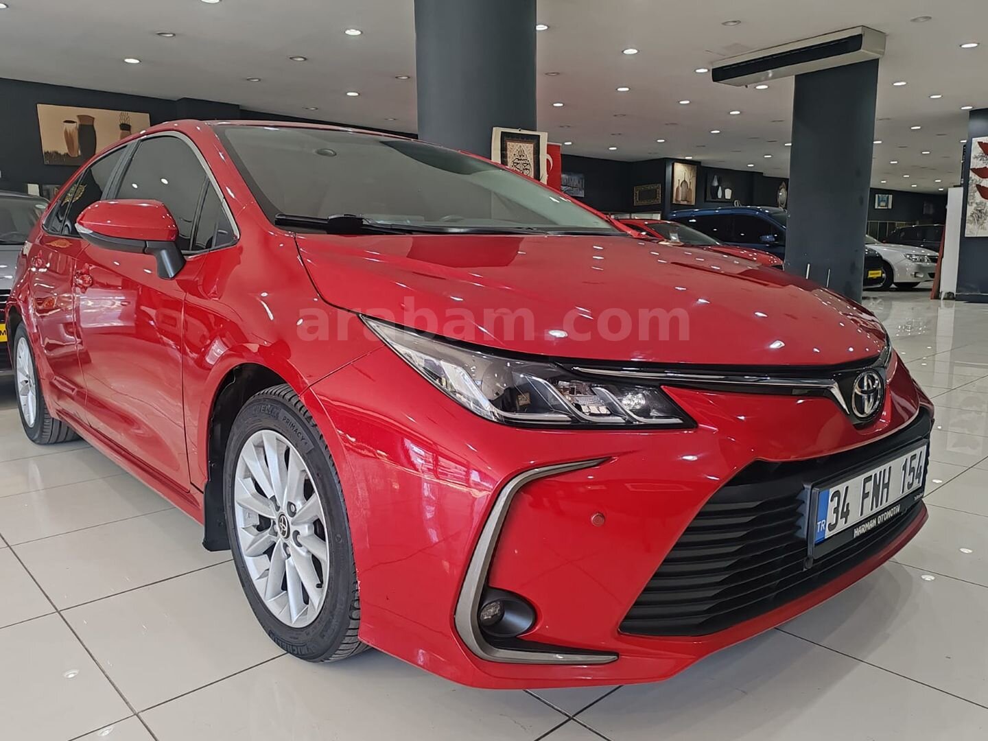2022 TOYOTA COROLLA 1.5 DREAM OTOMATİK KIRMIZI BEJ *99 BİN KM*