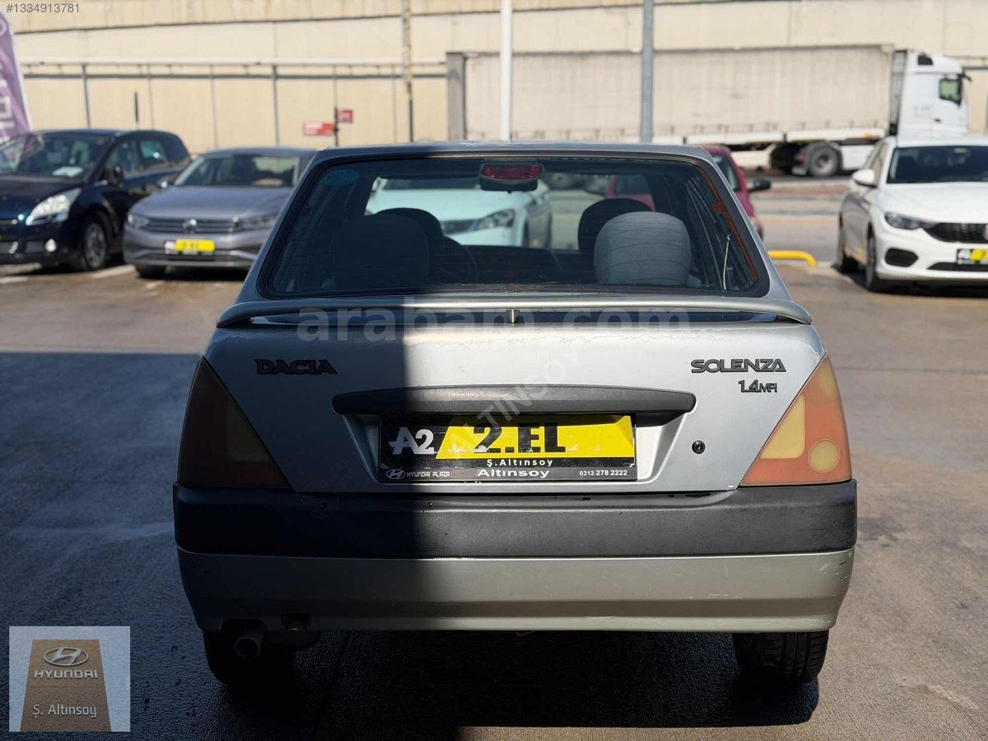 Galeriden Dacia Solenza 1.4 Scala 2004 Model Ankara 249.689 km Gri 6
