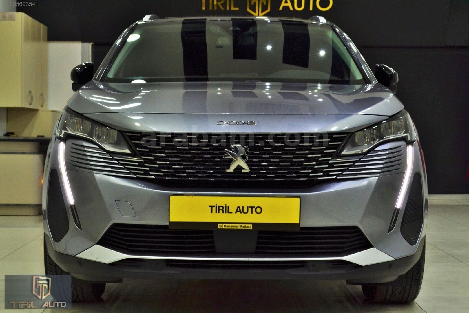 TİRİL AUTO2021 PEUGEOT 3008/ALLURE/KÖR NKT/ŞRT TKP/CAM TVN/DİZEL