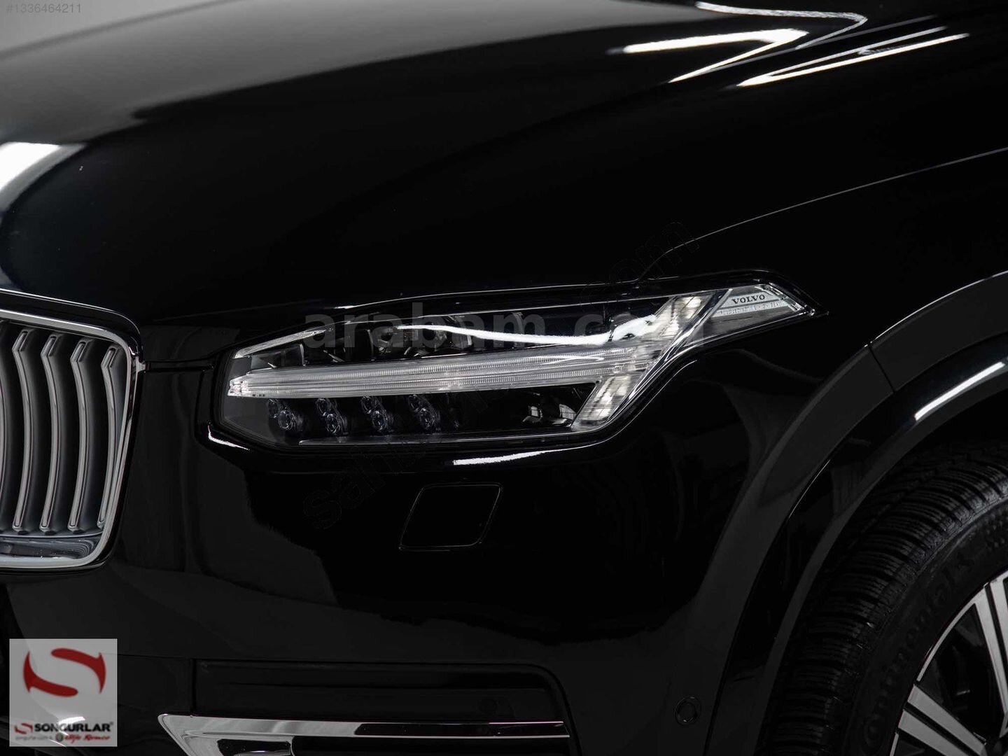 SONGURLAR-2022 YENİ XC90 DİZEL+HYBRİT SİYAH GRİ BOYASIZ 85KM 4