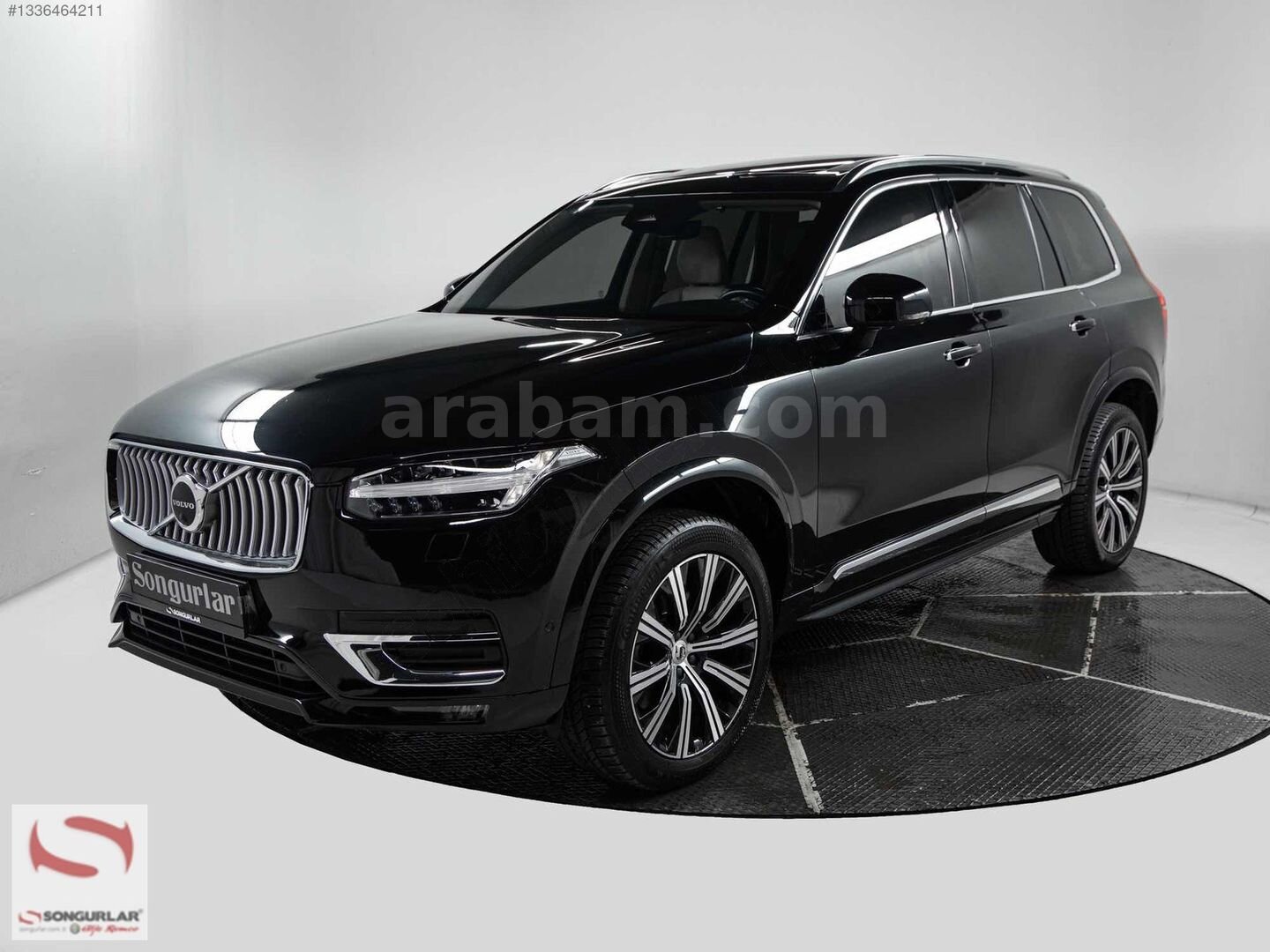 SONGURLAR-2022 YENİ XC90 DİZEL+HYBRİT SİYAH GRİ BOYASIZ 85KM 3