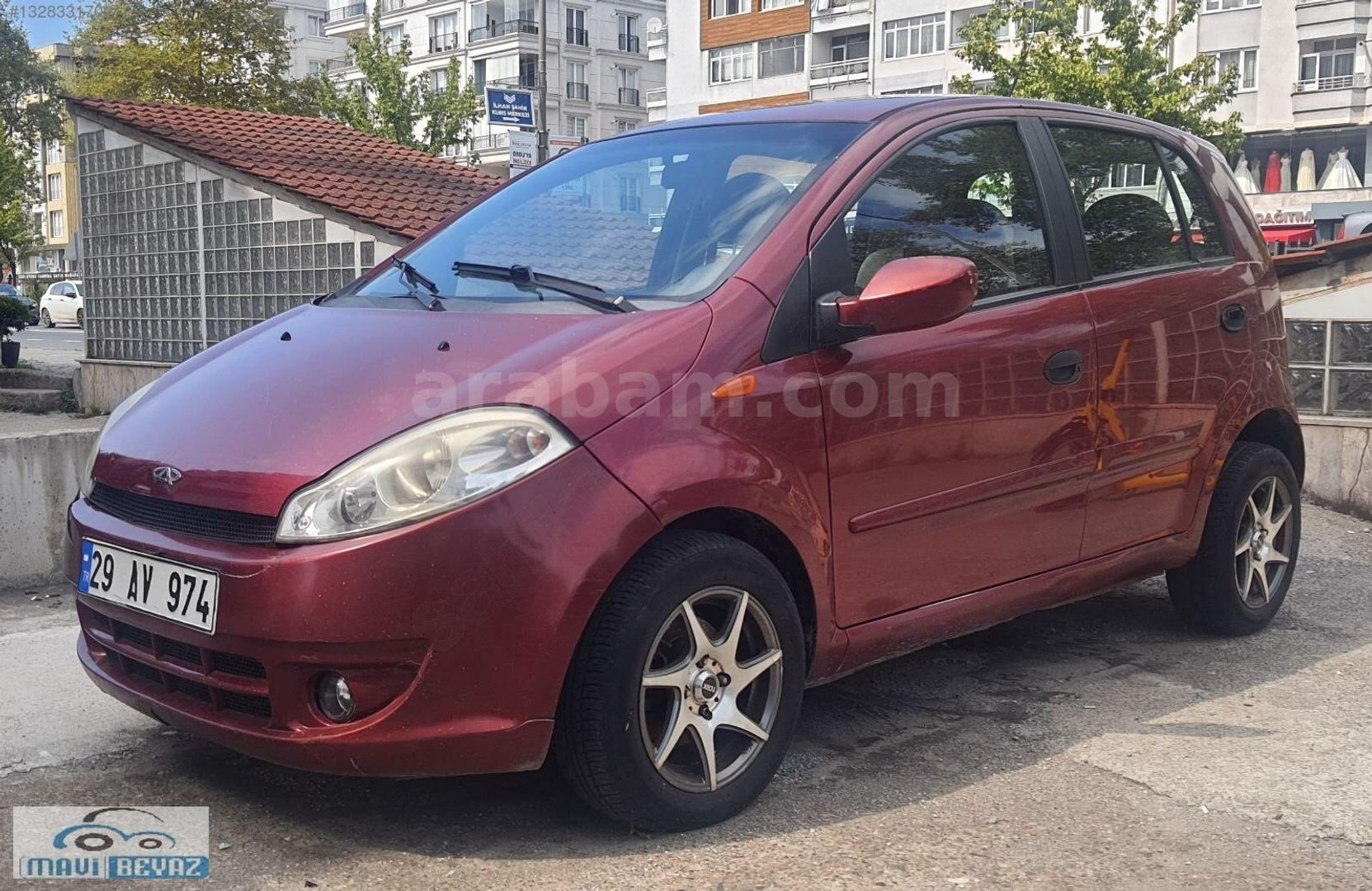 Galeriden Chery Kimo 1.3 Forza 2010 Model Ordu 224.000 km Kırmızı 2