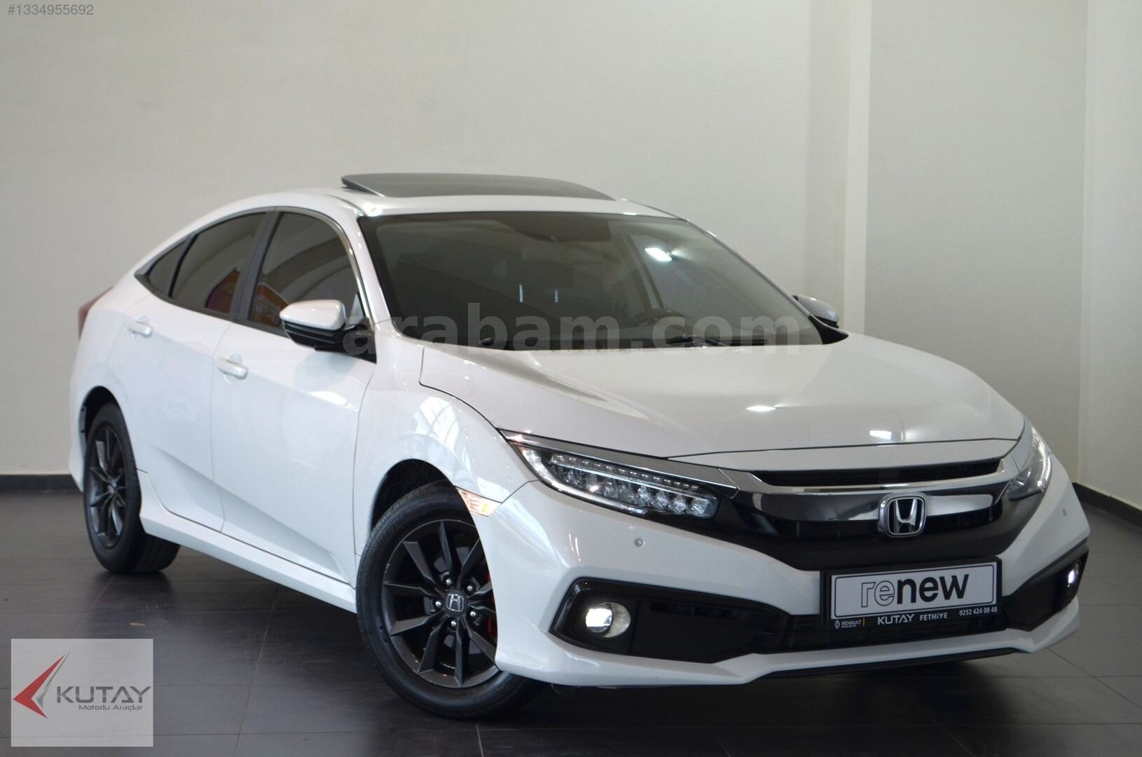 KUTAY FETHİYE'DEN 2021 HONDA CİVİC 1.5 TURBO 182 HP + NAVİGASYON 3