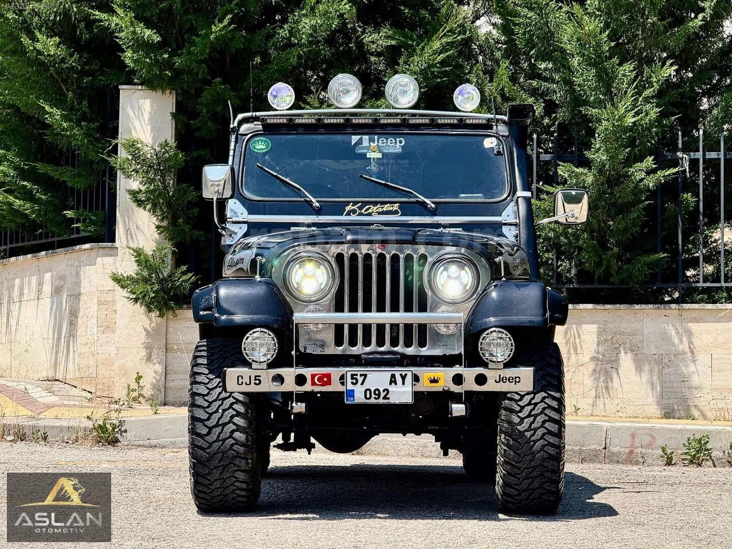 Galeriden Jeep CJ CJ-5 1977 Model Ankara 10.000 km Siyah 7