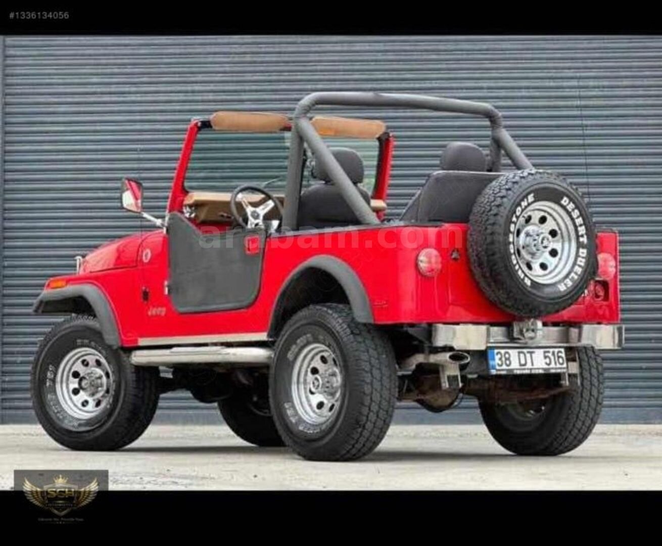 Galeriden Jeep CJ CJ-7 1951 Model Nevşehir 38.000 km Kırmızı 6