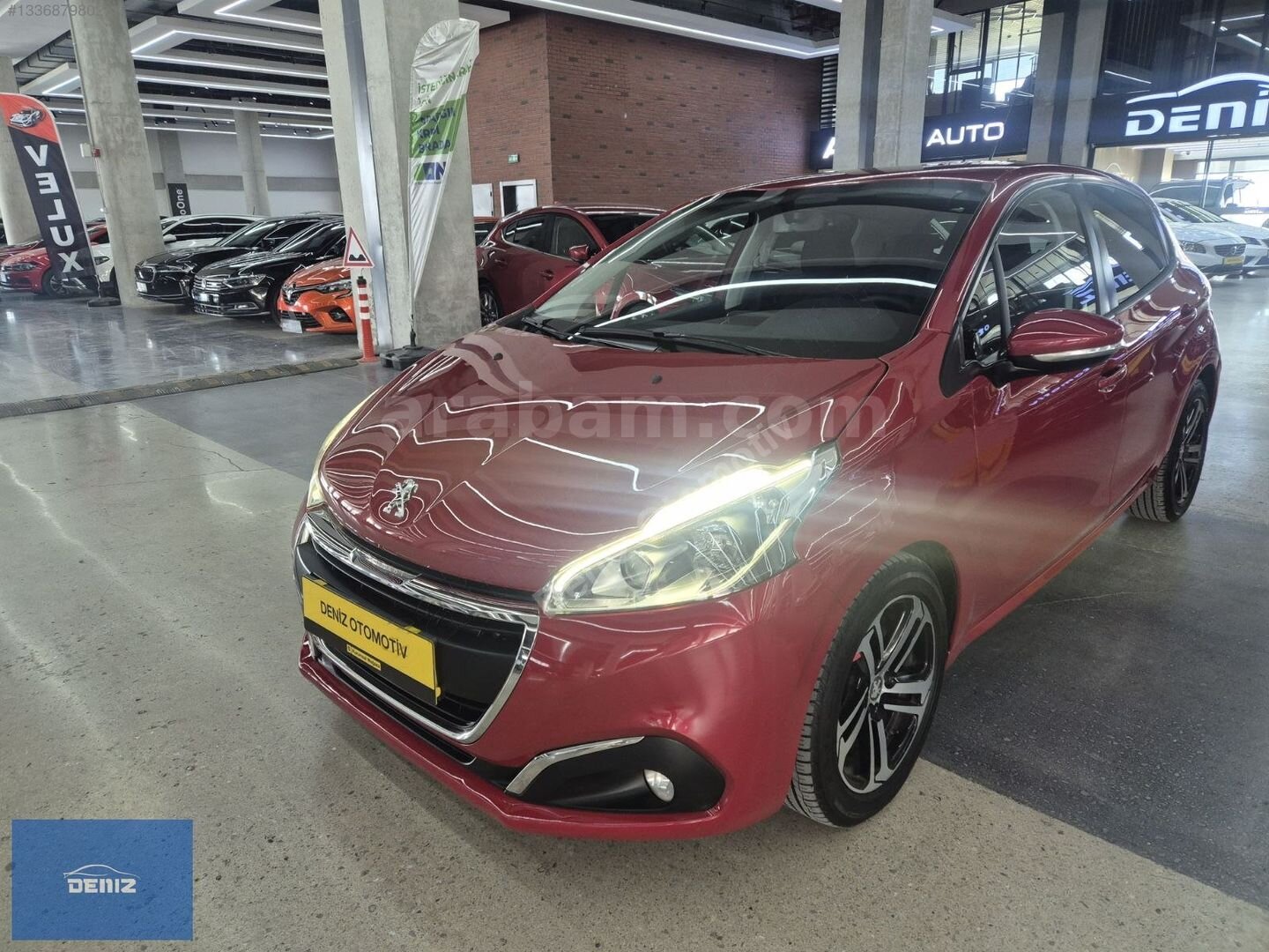 Galeriden Peugeot 208 1.6 BlueHDi Active 2017 Model Ankara 126.000 km Kırmızı 4