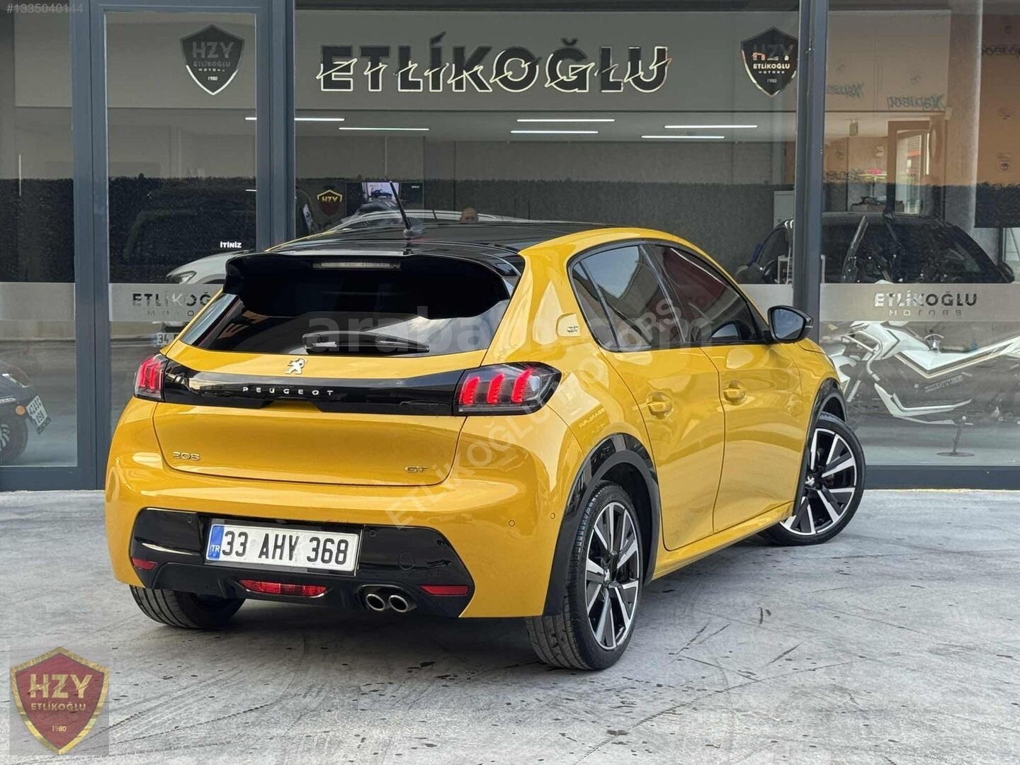 ETLİKOĞLU'' 2021/66.000 KM BOYASIZ /CAM TAVAN/HAYALET 208 1.2 GT 6