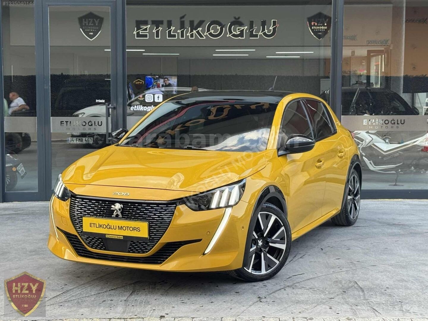 ETLİKOĞLU'' 2021/66.000 KM BOYASIZ /CAM TAVAN/HAYALET 208 1.2 GT 3