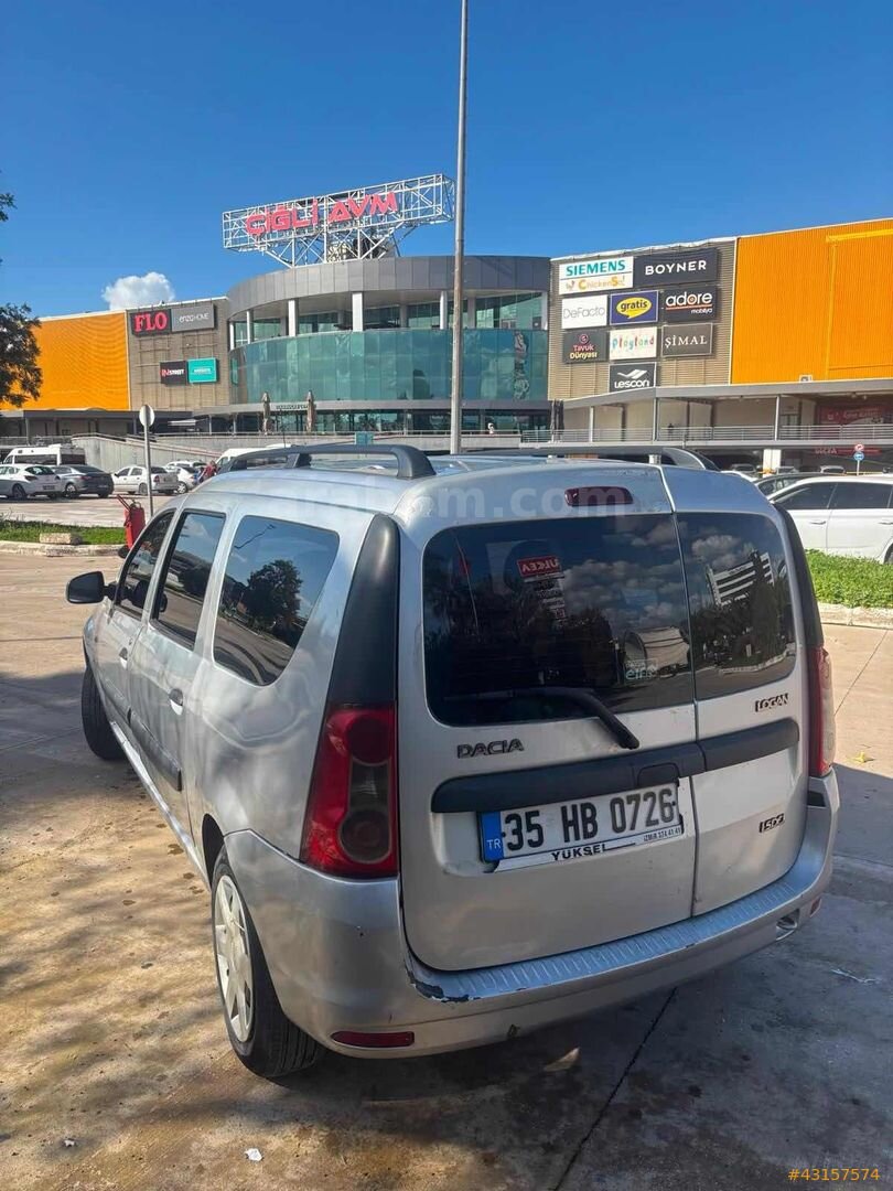 Galeriden Dacia Logan 1.5 dCi MCV Ambiance 2011 Model İzmir 369.000 km Gri 4