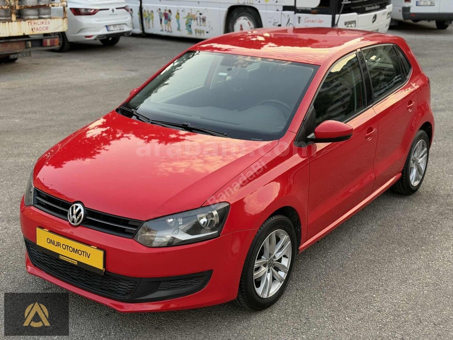 Galeriden Volkswagen Polo 1.4 Comfortline 2011 Model Antalya 175.000 km Kırmızı 1