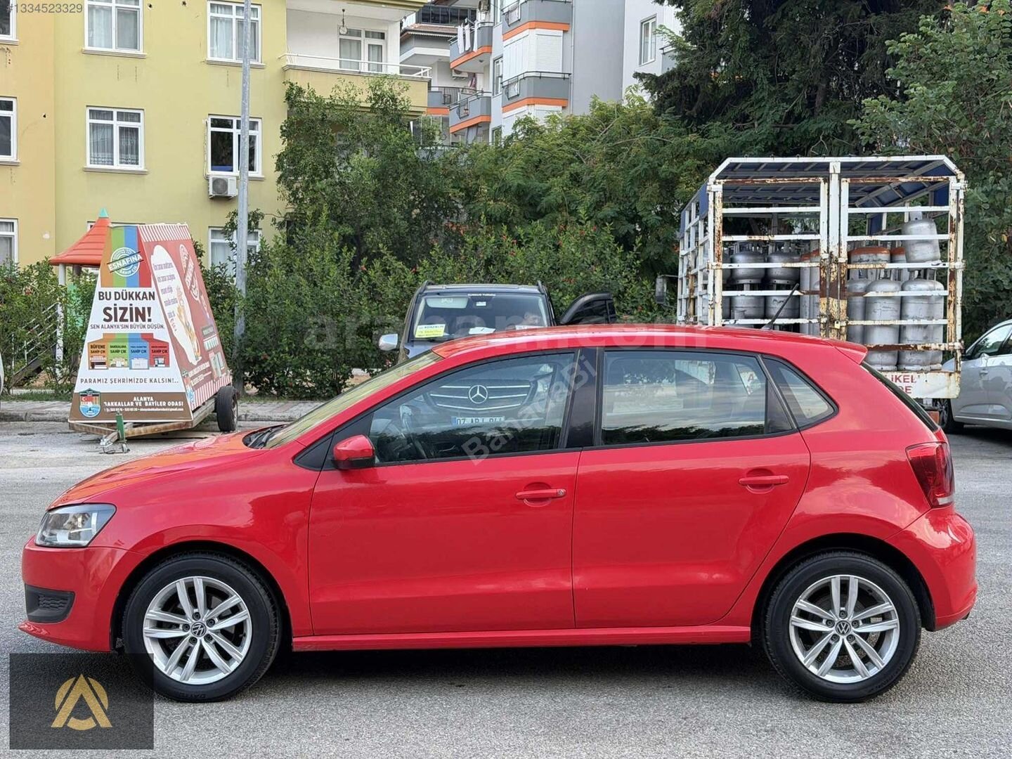 Galeriden Volkswagen Polo 1.4 Comfortline 2011 Model Antalya 175.000 km Kırmızı 7