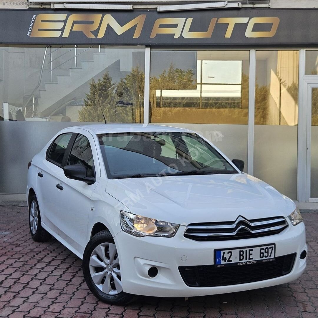 Galeriden Citroen C-Elysée 1.6 HDi Attraction 2016 Model Konya 145.000 km Beyaz 2