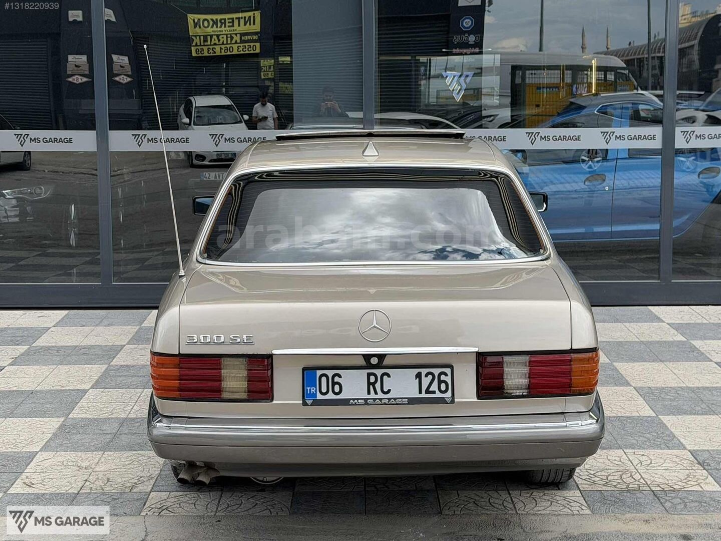 1985 MODEL KOLLEKSİYONLUK MERCEDES 300SE KLİMA-SANRUF-ISITMA 7