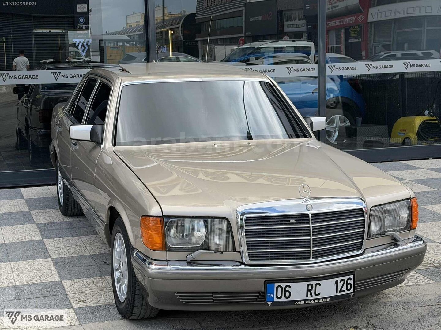 1985 MODEL KOLLEKSİYONLUK MERCEDES 300SE KLİMA-SANRUF-ISITMA 1