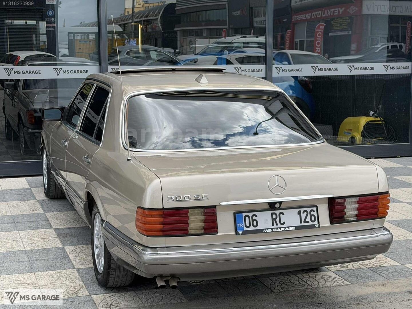 1985 MODEL KOLLEKSİYONLUK MERCEDES 300SE KLİMA-SANRUF-ISITMA 6