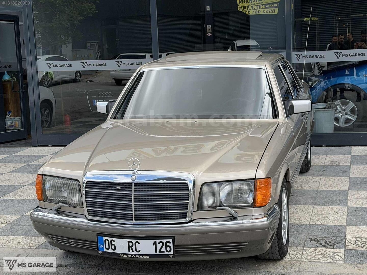 1985 MODEL KOLLEKSİYONLUK MERCEDES 300SE KLİMA-SANRUF-ISITMA 2