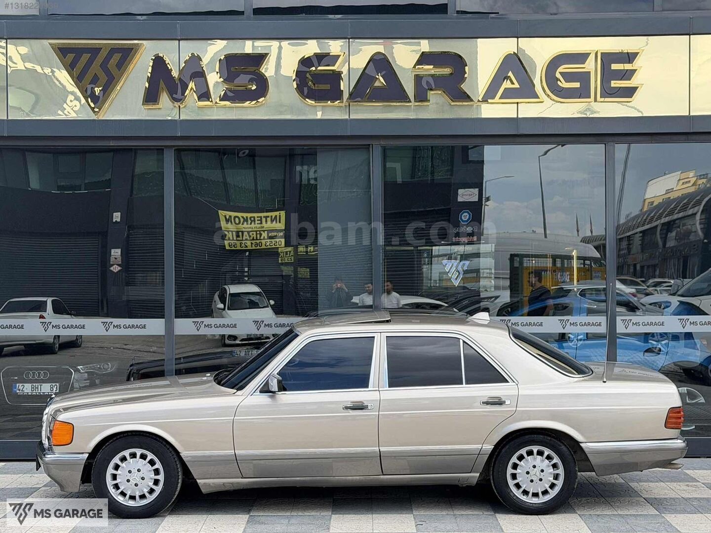 1985 MODEL KOLLEKSİYONLUK MERCEDES 300SE KLİMA-SANRUF-ISITMA 4