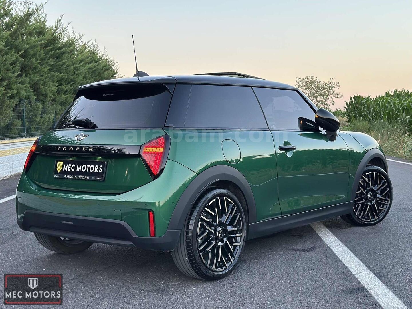 "Mec Motors"Lacivert Deri İç-NIGHT FLASH SPOKE Jant-Yeşil Renk 4