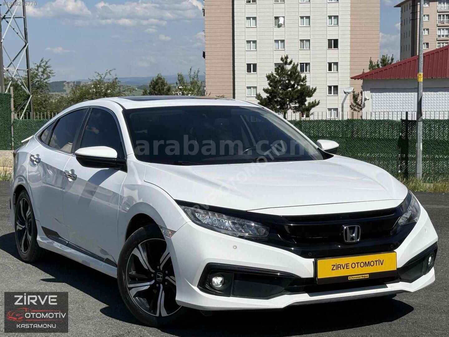 Galeriden Honda Civic 1.6i VTEC Eco Executive 2019 Model Kastamonu 105.000 km Beyaz 3