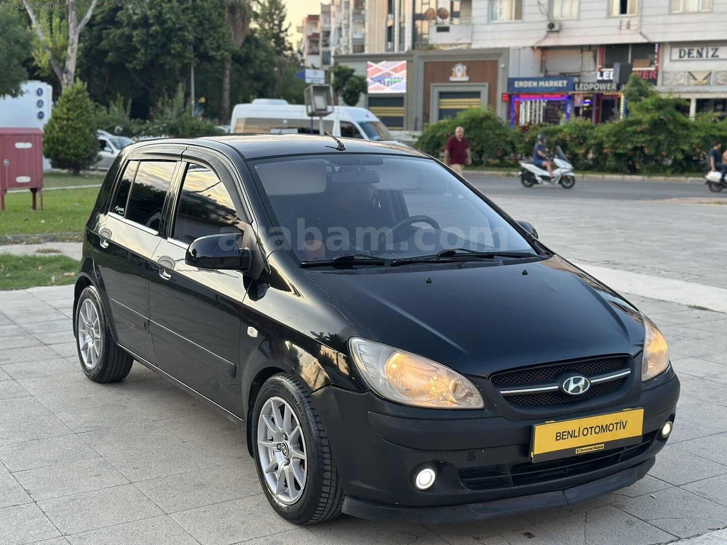 Galeriden Hyundai Getz 1.4 DOHC Start 2009 Model Antalya 385.000 km Siyah 2