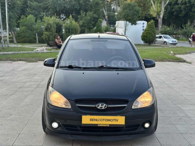 Galeriden Hyundai Getz 1.4 DOHC Start 2009 Model Antalya 385.000 km Siyah