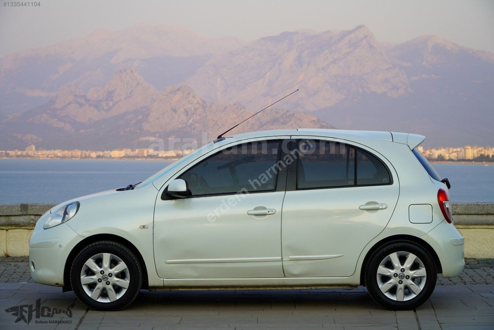 ERDEM'den 2011 Nissan Micra 1,2CVT Platinum Beyaz-Siyah CamTvnlı 7