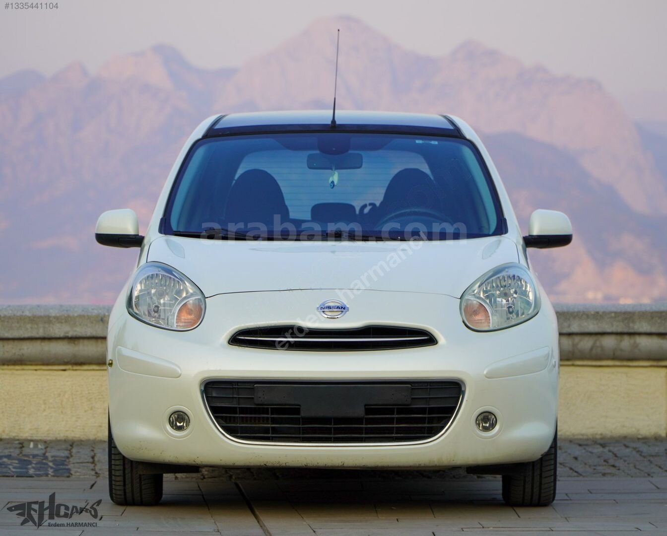 ERDEM'den 2011 Nissan Micra 1,2CVT Platinum Beyaz-Siyah CamTvnlı 2