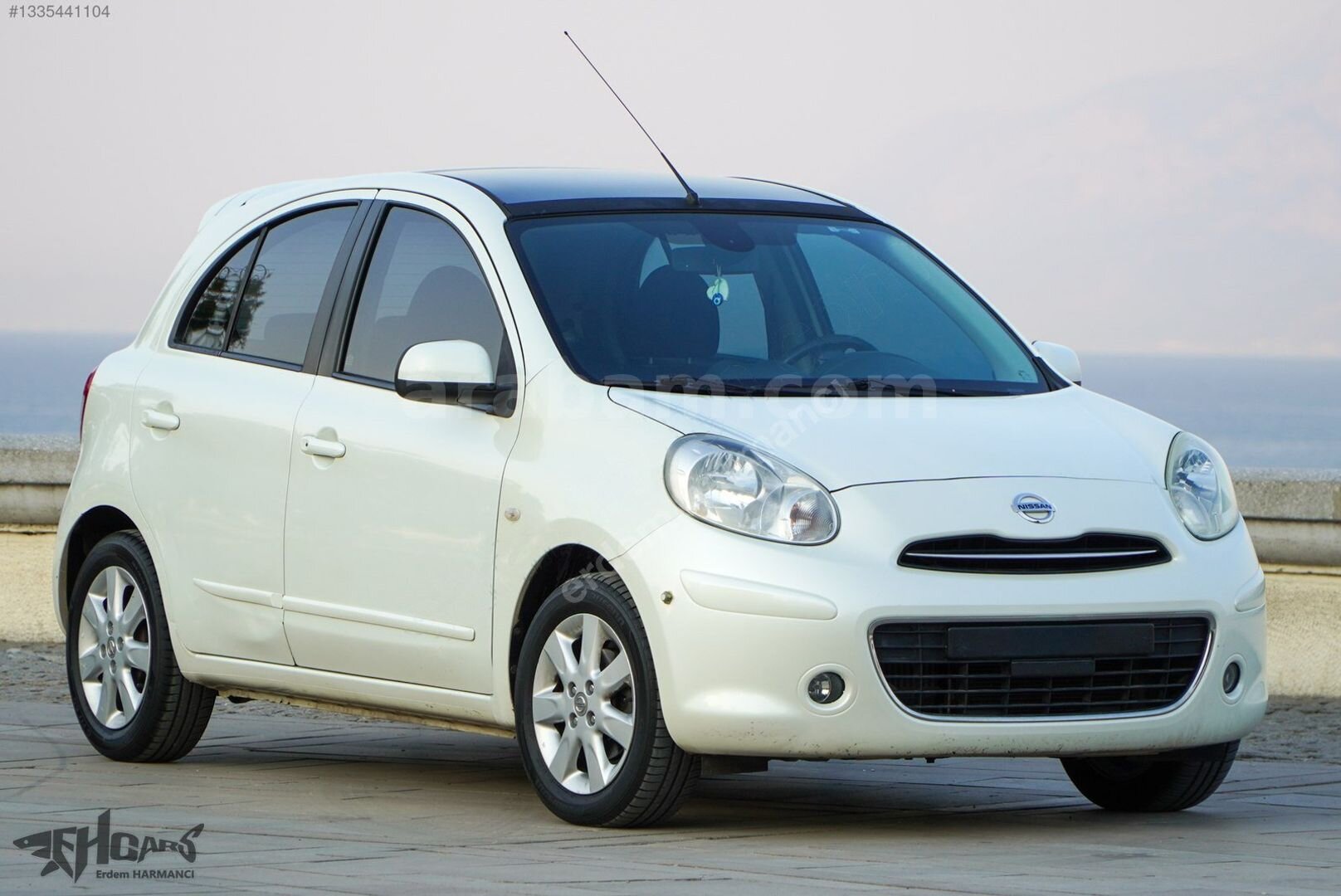 ERDEM'den 2011 Nissan Micra 1,2CVT Platinum Beyaz-Siyah CamTvnlı 3