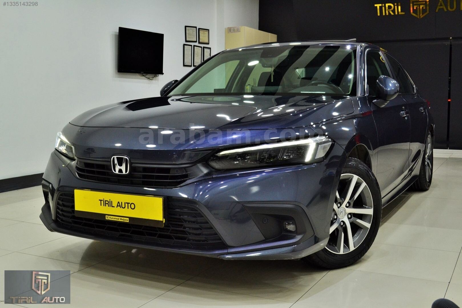TİRİL AUTO 2022 HONDA CİVİC/ECO ELEGANCE/1.5VTEC/BOYASIZ/HATASIZ 5