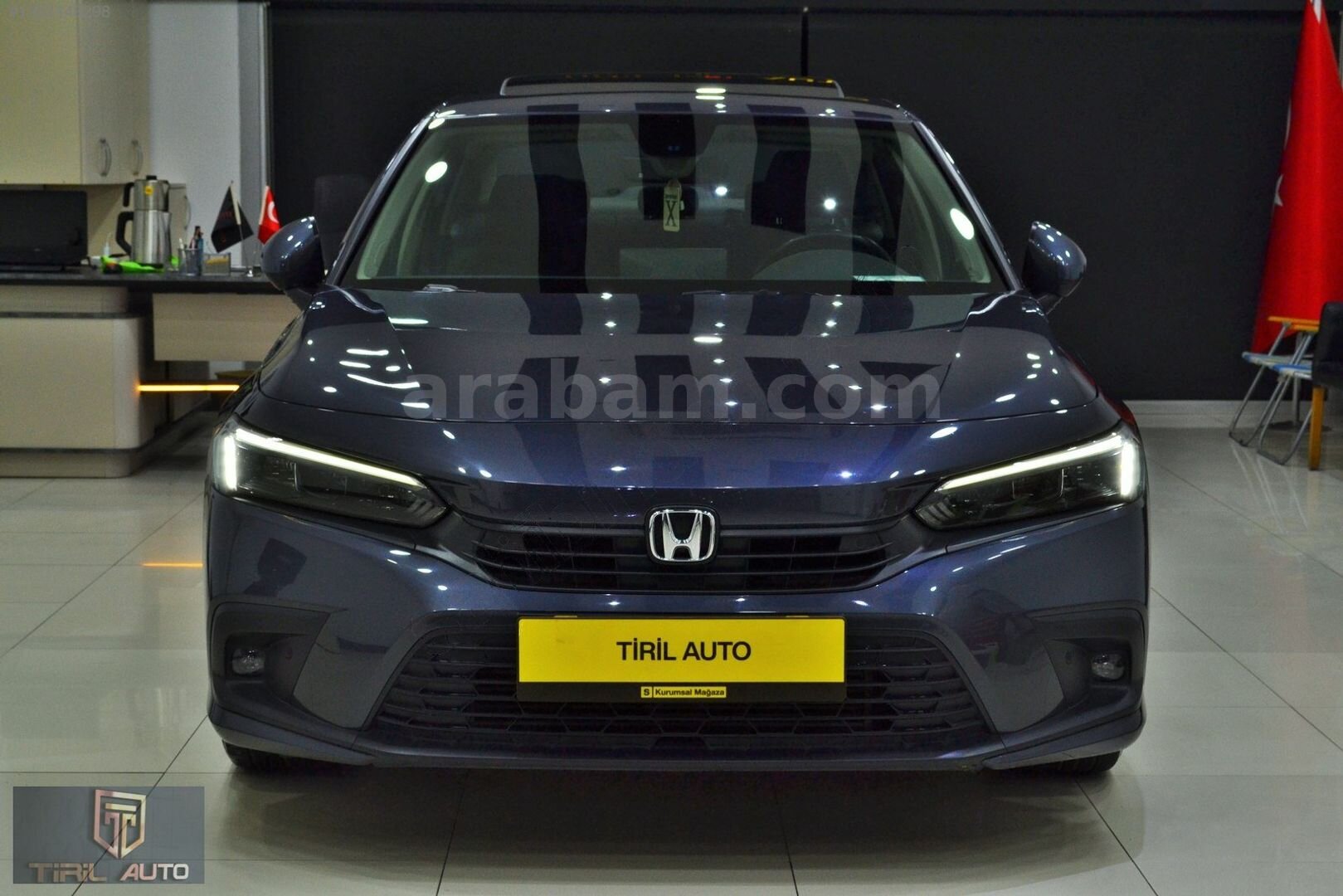 TİRİL AUTO 2022 HONDA CİVİC/ECO ELEGANCE/1.5VTEC/BOYASIZ/HATASIZ 2