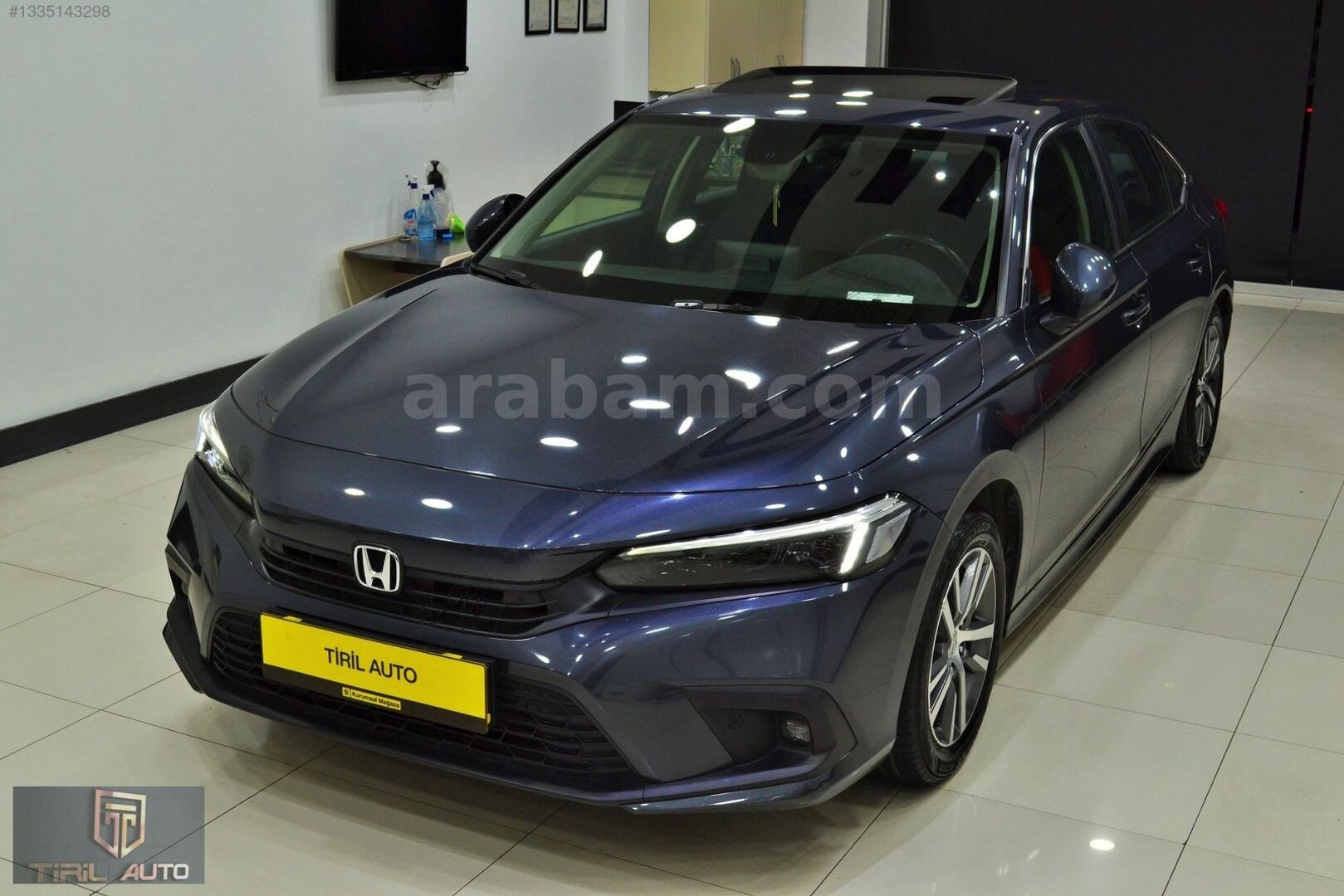 TİRİL AUTO 2022 HONDA CİVİC/ECO ELEGANCE/1.5VTEC/BOYASIZ/HATASIZ 4