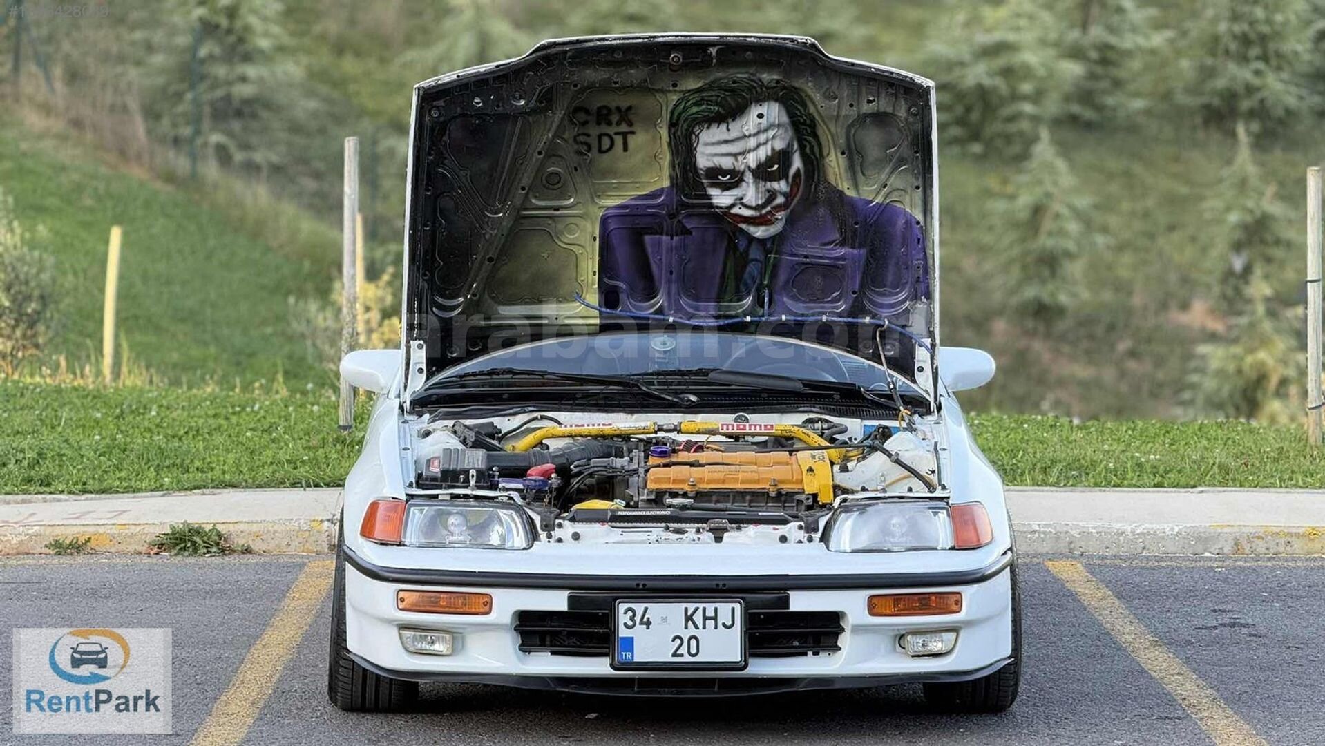 Galeriden Honda CRX 1.6 1.6i 1990 Model İstanbul 283.600 km Beyaz 6