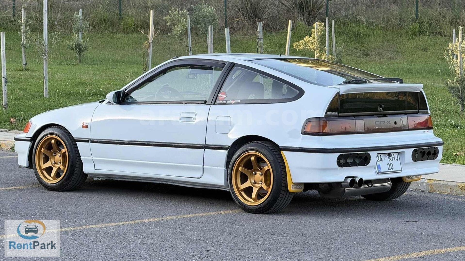 Galeriden Honda CRX 1.6 1.6i 1990 Model İstanbul 283.600 km Beyaz 7