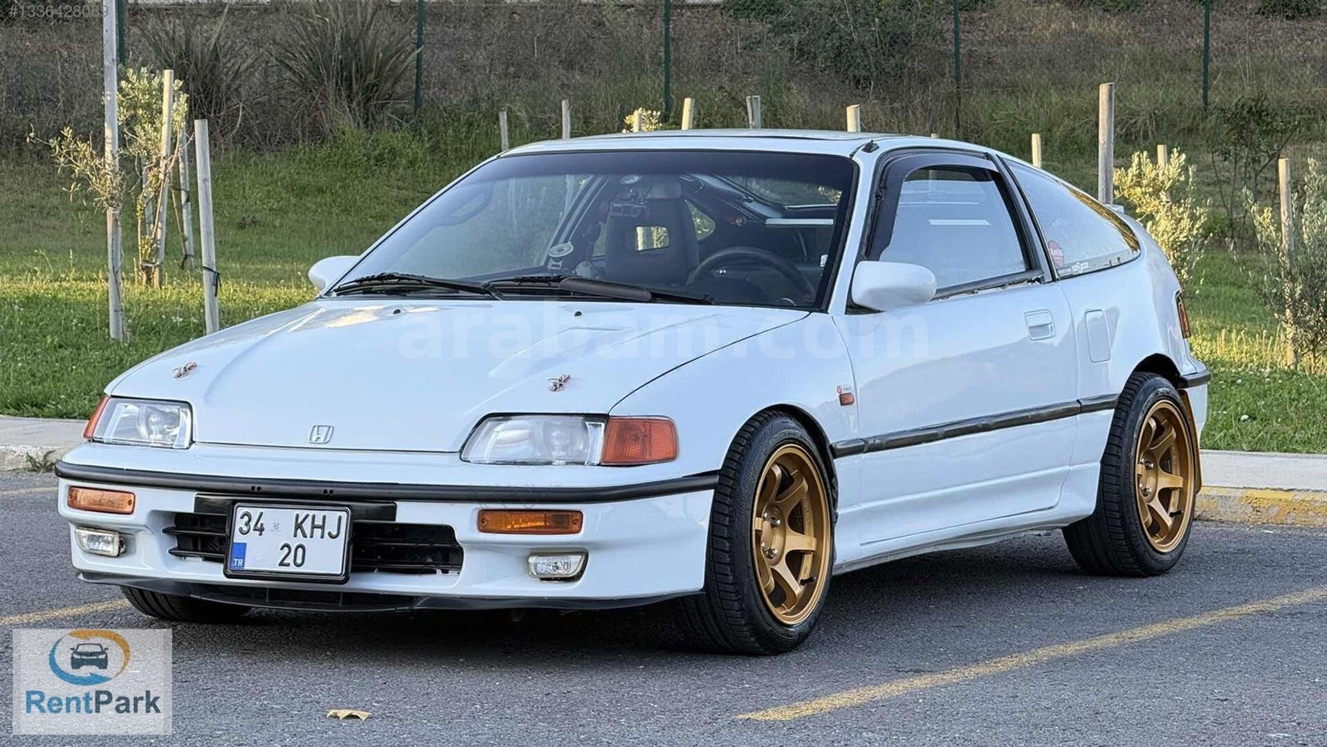 Galeriden Honda CRX 1.6 1.6i 1990 Model İstanbul 283.600 km Beyaz 3