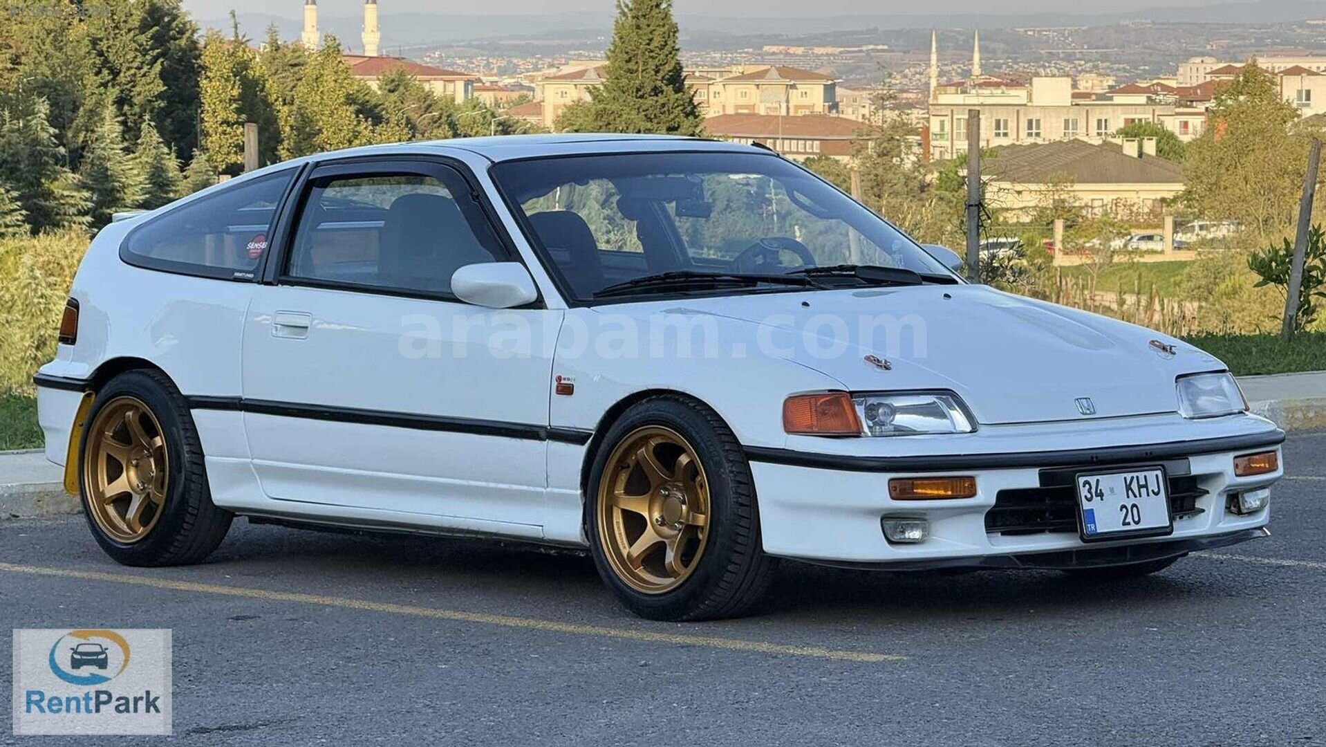 Galeriden Honda CRX 1.6 1.6i 1990 Model İstanbul 283.600 km Beyaz 5