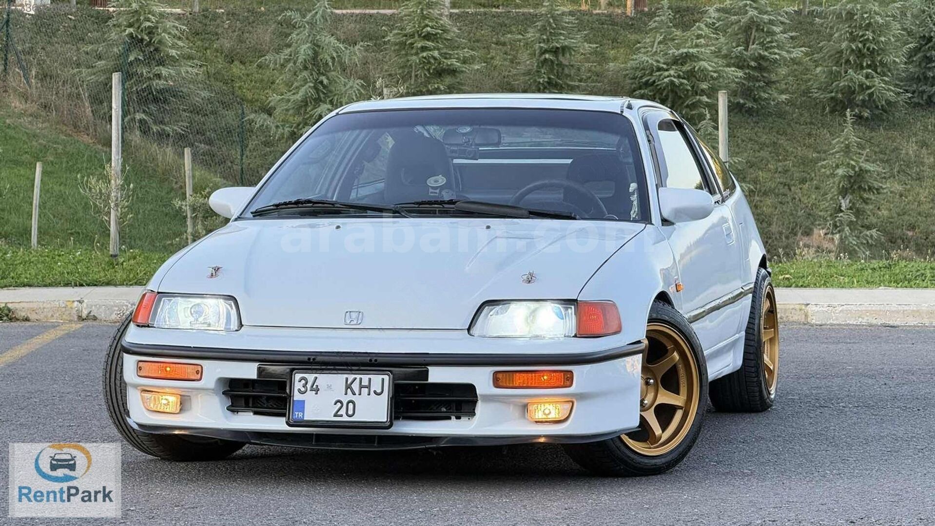 Galeriden Honda CRX 1.6 1.6i 1990 Model İstanbul 283.600 km Beyaz 2