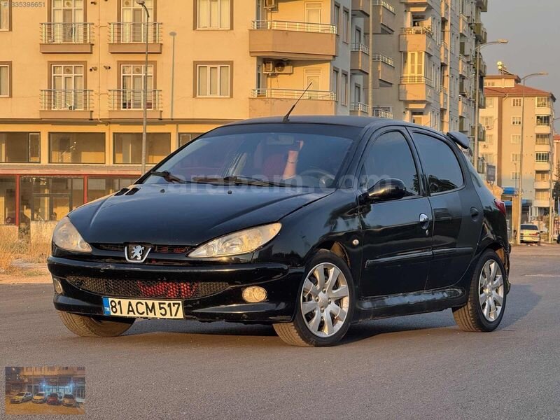 Galeriden Peugeot 206 1.4 XT 2005 Model Kilis 300.000 km Siyah